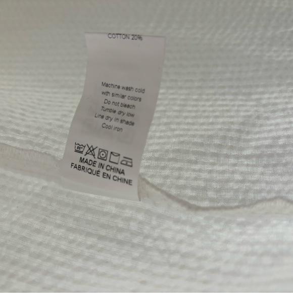 NWOT Karlywindow Men’s White Casual Henley Shirt Lightweight Gauze Top - Picture 8 of 9